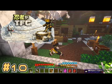 【Minecraft】忍者がTFC # 10【TerraFirmaCraft】