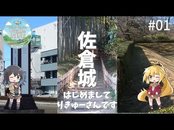 【不定期の旅動画】#01　はじめまして、あと本日は佐倉城です【マキモカ】