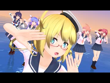 【MMDﾓﾃﾞﾙ配布】伊8　Lamb.　【MMD艦これ】