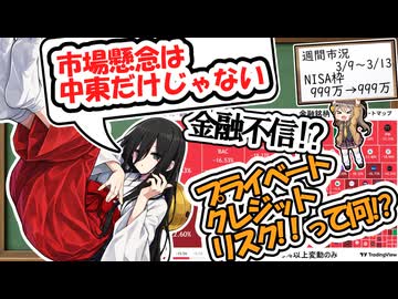 【下落継続】懸念は中東だけじゃない？プライベートクレジット問題ってなに⁉【懸念は一杯】
