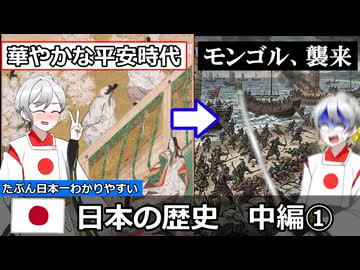 たぶん日本一わかりやすい　日本の歴史【中編①】