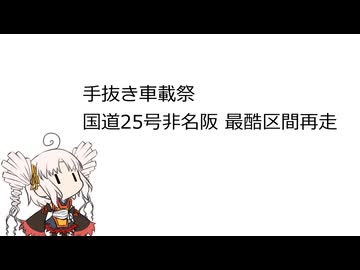 【ついなちゃん車載】非名阪最酷区間の再走に付き合わされるついなちゃん【手抜き車載祭】