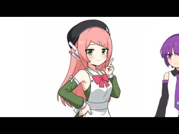 デフォ子の帽子をかぶるモモさん