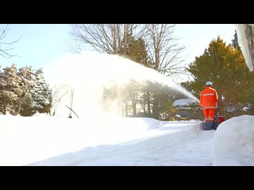 不動除雪機修理 ５ 除雪作業