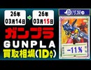 ガンプラ 買取相場《46点/1日》｜3月15日 ＜100円以上騰落＞ #ガンダム #プラモデル