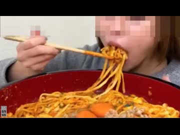 ホモと見る吐かずにちゃんと食べてる系大食い配信者