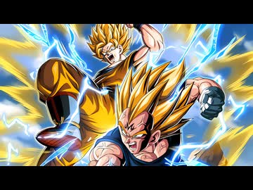 ドッカンバトル11周年】宿命の対決 魔人ベジータ+超サイヤ人2孫悟空