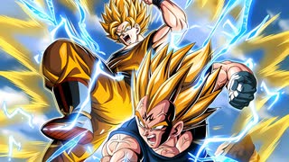 ドッカンバトル11周年】宿命の対決 魔人ベジータ+超サイヤ人2孫悟空