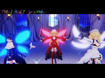 【東方MMD】　Melody_Line　　大きな　さにー・すたー・るな