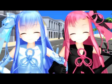 【MMD】ビバハピ/Mitchie M【sunoカバー】