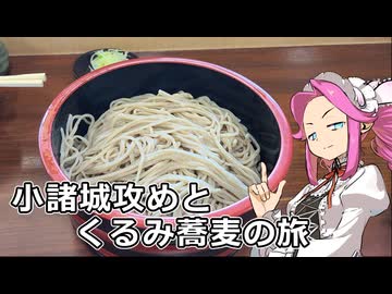 めたん紀行　＃２０　小諸城址とくるみ蕎麦！【VOICEROID車載】