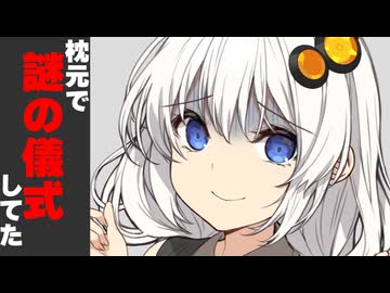 マスターが枕元で謎の儀式をしてた時