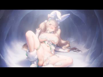 ウサ耳のバニーガール