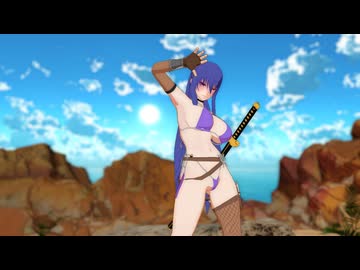 対魔忍MMD 秋山凜子　FREELY_TOMORROW