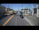 ガテゾーン【仮面ライダーBLACK RXの敵のクライシス帝国・怪魔ロボット大隊の機甲隊長】が、専用バイクのストームダガーに乗り、私の車を追跡してきたが、私は仮面ライダーブラックRXではない③