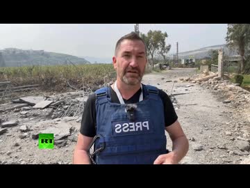 ホモと見るレバノンで取材中に飛んでくるイスラエルのミサイル