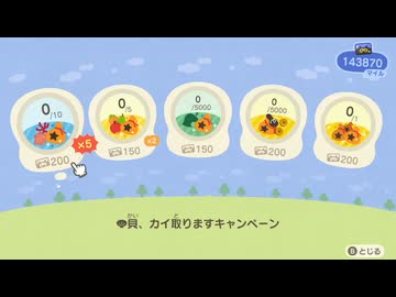 【あつ森】たぬきマイレージ+を5枚抜きしてみた