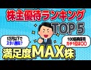 【2chお金スレ】優待株を100以上の保有者が選んだ！最強の株主優待をランキングで発表
