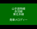 山手貨物線、赤羽線、東北本線 発車メロディー
