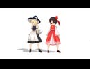 【東方MMD】Daisukeを踊ってくれてありがとう、レイマリ！