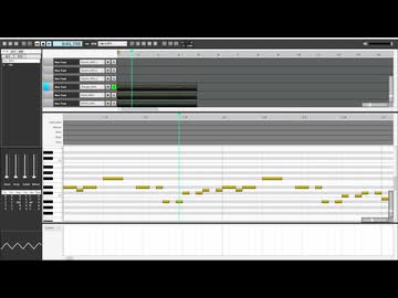 FamiDriver v0.3.0での作曲のようす