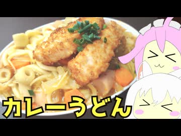 #248 カレーうどん＋ささみチーズフライ