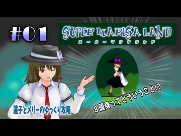 【スーパーマリサランド part01】蓮子とメリーのゆっくり攻略