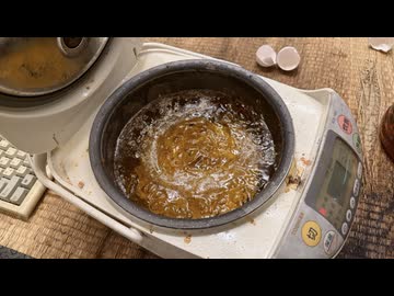 炊飯器でドーナツ作ってみた