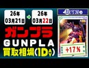 ガンプラ 買取相場《136点/1日》｜3月22日 ＜200円以上騰落＞ #ガンダム #プラモデル