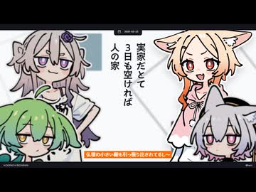 【日記】実家だとて3日も空ければ人の家