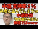 創価信者も支持しない中道支持率2％ 共産と並んでしまうｗ幹部「ショッキング」「地方選がんばる」何が悪いか分かってない模様／辺野古転覆平和丸船長は落選中の共産党町会議員 260324