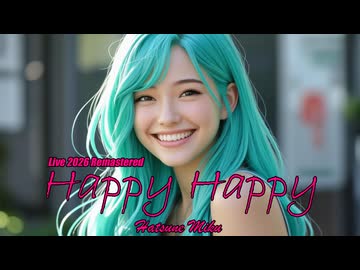 Happy Happy (Live 2026 Remastered) ✨ 1080p HD｜Hatsune Miku Live Performance