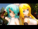 【初音ミクNTカバー曲】ミクとリンに「メランコリック * C.S.Portリアレンジ *」を歌って踊ってもらいました【鏡音リンNTカバー曲】