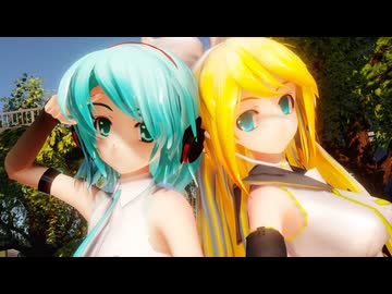 【初音ミクNTカバー曲】ミクとリンに「メランコリック * C.S.Portリアレンジ *」を歌って踊ってもらいました【鏡音リンNTカバー曲】