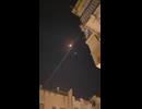 Footage of numerous Iron Dome Tamir interceptors attempting to hit an incoming Iranian ballistic