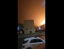 Footage of an Iranian ballistic missile barely missing the cameraman in Dimona, southern Israel