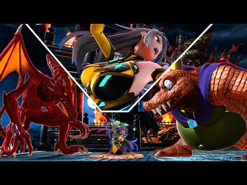 【リョナ】巨大化した敵に嬲られるヒカリ【スマブラSP】