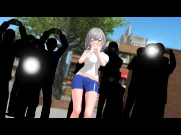 【MMD】某アイドルが街中で踊ります（キャラ差分）【R-18】
