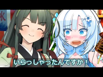 先輩と桜祭りを覗く後輩