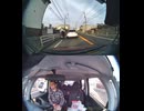 対向車がけっこう接近してきていたが、かなり強引に反対車線に合流してきたメルセデスベンツのGLE 300d 4MATIC