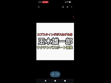 エプスタイン竹中平蔵ダボスねずみ男　玉木雄一郎　ワクチンパスポートを推進する日本人の敵ですよ