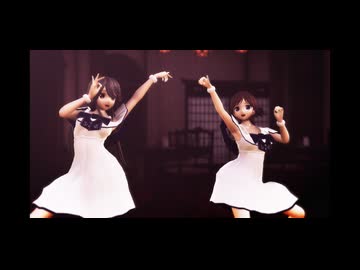 【MMD艦これ】比叡さんと榛名さんが脳漿炸裂ガール