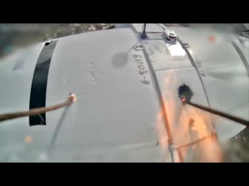 ホモと見るウクライナのドローンを迎撃するロシアのドローン