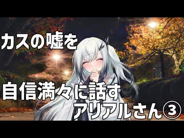 カスの嘘を自信満々に話すアリアルさん③