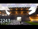 毎日マインクラフト - Day2243 下手門前に石橋を作る1
