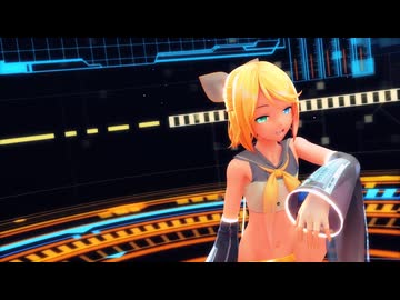 【MMD 鏡音リン】 ジャンキーナイトタウンオーケストラ 【歌うのは鏡音レン】