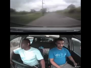 ホモと見る機転を利かせて強盗から逃げる運転手