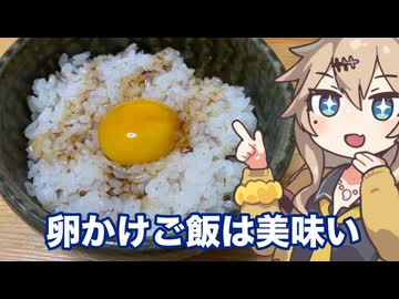 ＃２１　春日部つむぎの適当クッキング【卵かけご飯って美味しいよね】