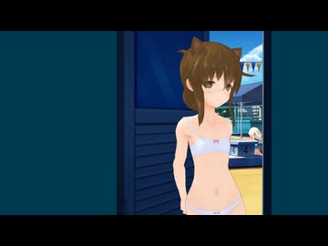 【でん☆】プールの授業見学になっちゃったよぉ【紳士向けMMD】（概要欄必読）