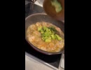 海老とアボカドの卵とじ丼作ってみた